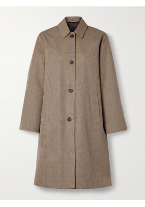 Nili Lotan - Watson Prince Of Wales Checked Cotton Trench Coat - Neutrals - x small,small,medium,large,x large