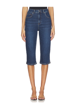 ALIGNE Gracey Denim Pedal Pusher in Blue. Size 26. Also in 24, 25, 27, 28, 29, 30.