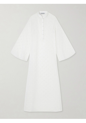 Cristiano Marcheli - Bianca Swiss-dot Organza Coverup - White - x small,small,medium,large,x large