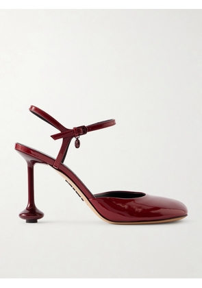 LOEWE - Toy Patent-leather Pumps - Burgundy - FR36,FR37,FR38,FR39,FR40,FR41