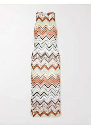 Missoni - Striped Crochet-knit Midi Dress - White - IT36,IT38,IT40,IT42,IT44,IT46,IT48