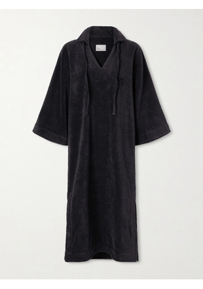Lisa Marie Fernandez - Cotton-terry Kaftan - Black - XS/S,M/L