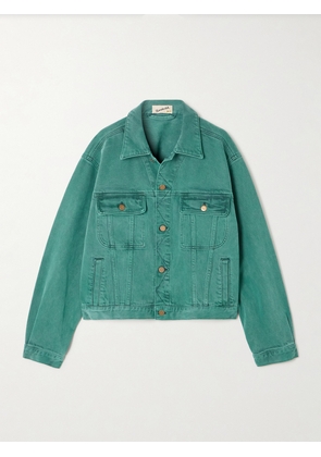 Sanderlak - Denim Jacket - Green - x small,small,medium,large
