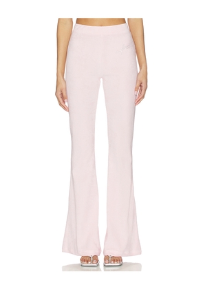 AREA Bitchy Track Pant in Pink. Size XS. Also in L, M, S.