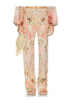 HEMANT AND NANDITA Pant in Coral. Size XS. Also in S, M, L.