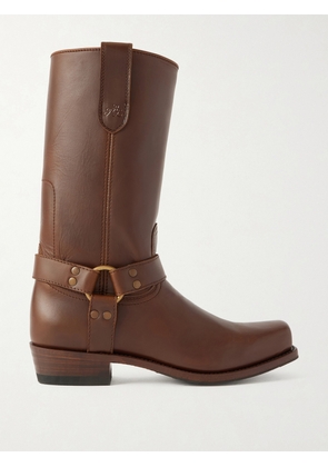Polo Ralph Lauren - Leather Knee Boots - Brown - US6,US6.5,US7,US7.5,US8,US8.5