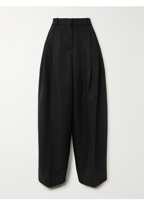 Jacquemus - D'homme Pleated Wool Wide-leg Pants - Black - FR 32,FR 34,FR 36,FR 38,FR 40,FR 42