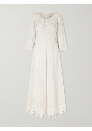 Isabel Marant - Hydra Cotton-guipure Lace Maxi Dress - White - FR 34,FR 36,FR 38,FR 40,FR 42