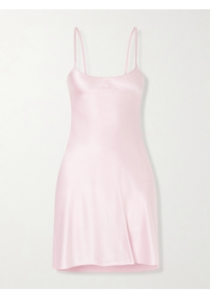 COURREGES - Silk-satin Mini Dress - Pink - FR 34,FR 36,FR 38,FR 40,FR 42,FR 44