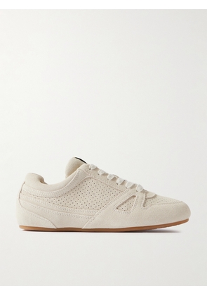 Isabel Marant - Senny Perforated Suede Sneakers - Neutrals - FR36,FR37,FR38,FR39,FR40,FR41