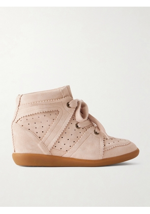 Isabel Marant - Bobby Suede Wedge Sneakers - Pink - FR36,FR37,FR38,FR39,FR40,FR41