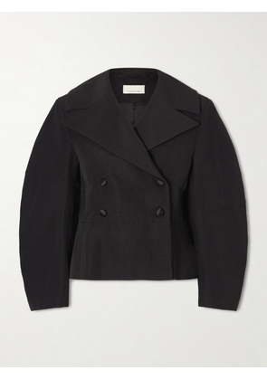 LIBEROWE - Jiani Double-breasted Woven Blazer - Black - x small,small,medium,large