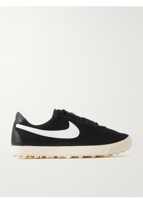 Nike - Astrograbber Leather-trimmed Mesh Sneakers - Black - US5.5,US6,US6.5,US7,US7.5,US8,US8.5,US9,US9.5,US10,US10.5,US11,US11.5,US12
