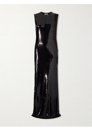 Christopher Esber - Opaline Cutout Sequined Jersey Maxi Dress - Brown - UK 6,UK 8,UK 10,UK 12,UK 14