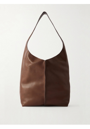 The Row - Bindle Leather Shoulder Bag - Brown - One size