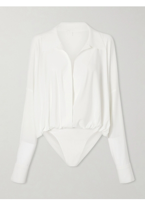Norma Kamali - Jersey Bodysuit - White - xx small,x small,small,medium,large,x large