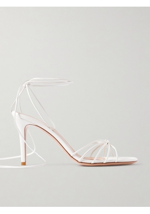 Gianvito Rossi - Gwyneth 85 Leather Sandals - White - IT35,IT36,IT36.5,IT37,IT37.5,IT38,IT38.5,IT39,IT39.5,IT40,IT40.5,IT41,IT41.5,IT42
