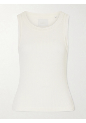 Citizens of Humanity - Isabel Ribbed Jersey Tank - Cream - x small,small,medium,large,x large