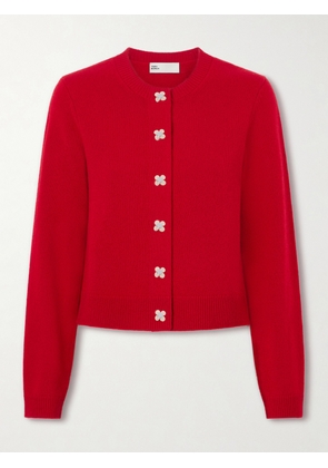 Tory Burch - Cashmere Cardigan - Red - x small,small,medium,large,x large