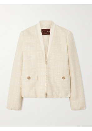Gucci - Cotton-blend Bouclé Jacket - Neutrals - IT36,IT38,IT40,IT42,IT44