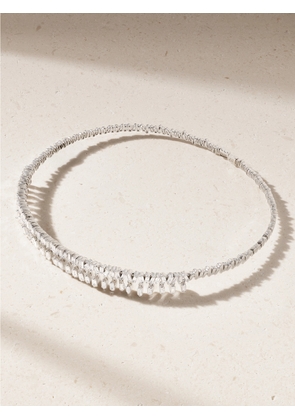 Suzanne Kalan - 18-karat White Gold Diamond Necklace - One size