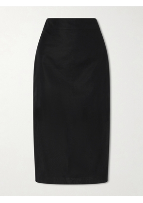 Maria McManus - Organic Cotton-organza Midi Skirt - Black - US0,US2,US4,US6,US8,US10