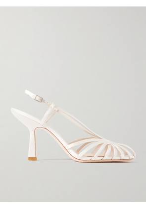 Loeffler Randall - Alexandra Satin Sandals - Cream - US5,US6,US7,US8,US9,US10,US11,US12