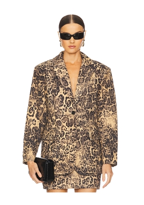 Gestuz Leane Blazer in Brown. Size 34. Also in 32.