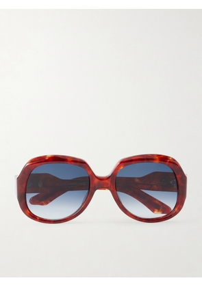 Jacques Marie Mage - Ocean Child Round-frame Tortoiseshell Acetate Sunglasses - One size