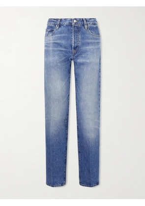 FRAME - Essential Recycled High-rise Straight-leg Jeans - Blue - 23,24,25,26,27,28,29,30,31,32,33,34