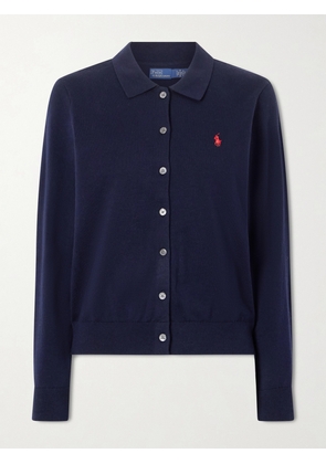 Polo Ralph Lauren - Cotton-blend Cardigan - Blue - xx small,x small,small,medium,large,x large