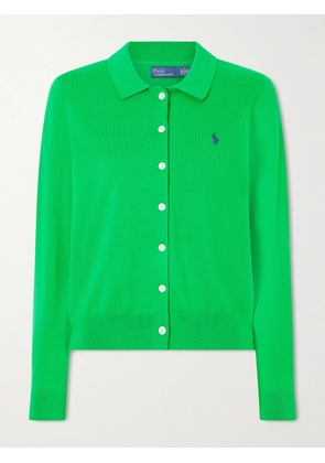 Polo Ralph Lauren - Cotton-blend Cardigan - Green - xx small,x small,small,medium,large,x large