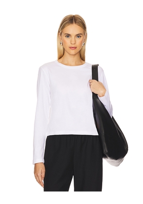 LESET Margo Long Sleeve in White. Size XS. Also in L, M, S, XL.