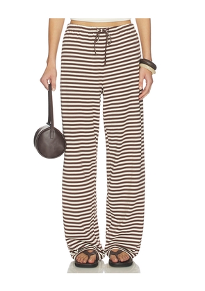 LIONESS Bloom Pant in Chocolate. Size S. Also in XXS, XS, M, L, XL.