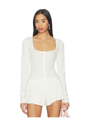 Lovers and Friends Isobel Top in Ivory. Size XS. Also in L, M, S, XL, XXS.