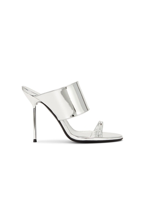 Paris Texas Lidia Thong Mule in Metallic Silver. Size 37. Also in 38, 39, 40, 41.
