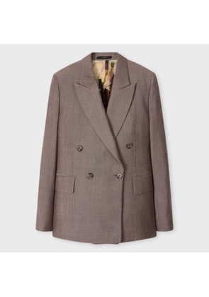 Paul Smith Women's Brown Mohair-Wool Blazer