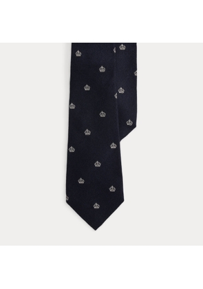 Silk-Cashmere Club Tie