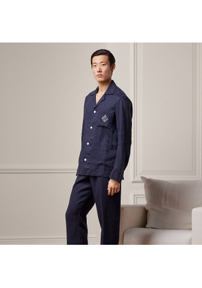 Monogram Linen Pajama Set