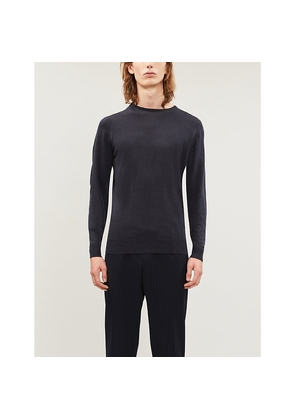 Mens John Smedley Lundy Crewneck Wool Jumper