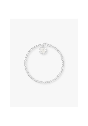 Womens Thomas Sabo Charmista 925 Sterling-Silver Coin Pendant Bracelet