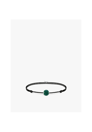Womens Thomas Sabo Karma Secret 925 Sterling-Silver and Malachite Beaded Bracelet