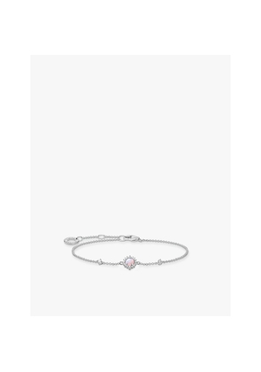 Womens Thomas Sabo Opa 925 Sterling-Silver and Zirconia Chain Bracelet