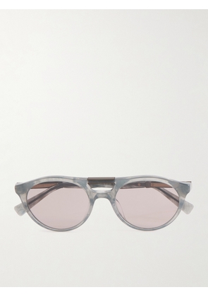 Brunello Cucinelli - Round-Frame Acetate Sunglasses - Men - Brown