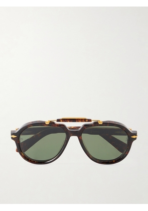 Jacques Marie Mage - Ayrton Senna 1991 Aviator-Style Tortoiseshell Acetate and Gold-Tone Sunglasses - Men - Tortoiseshell