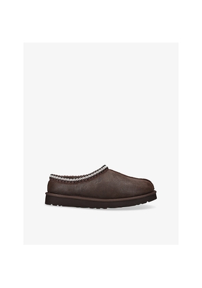 Mens UGG Tasman Shearling-Lined Suede Slippers