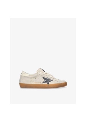 Womens Golden Goose Super Star 15751 Suede Low-Top Trainers