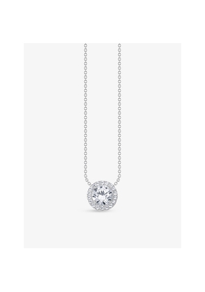 Womens Thomas Sabo Halo Sterling-Silver and Cubic Zirconia Necklace