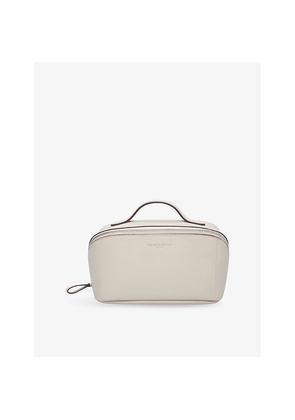 The White Company Saffiano Mini Fold Out Leather Make-Up Case