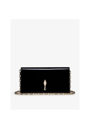 Womens Christian Louboutin Bettina Patent Leather Clutch Bag